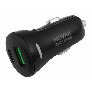 USB da presa accendisigari Ultra Fast USB 3.0 + USB Type C - NOVAK