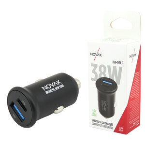 USB da presa accendisigari USB-A + Type-C 38W - NOVAK NOVAK