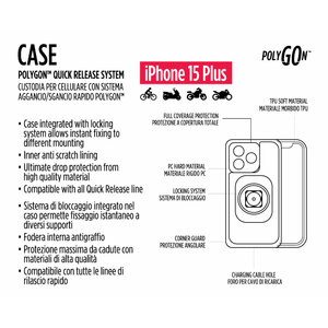 Supporto smartphone - Accessori Polygon custodia iPhone 15 Plus - NOVAK