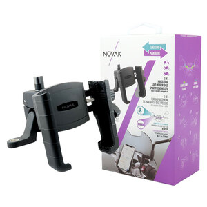 NOVAK - Supporto smartphone Da manubrio e base specchio. - NOVAK - Supporto smartphone