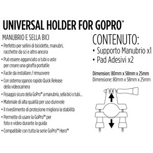 Supporto a manubrio Supporto manubrio Per GOPRO - NOVAK