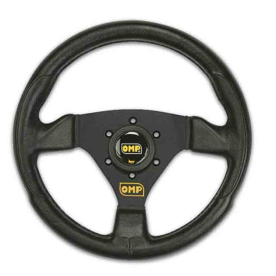 Volante OMP Trecento Uno - Diametro 300mm - Impugnatura In Poliuretano - Nero - Foto 5