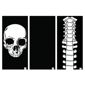 Bandana multifunzione tubolare Comfy Skeleton - OXFORD