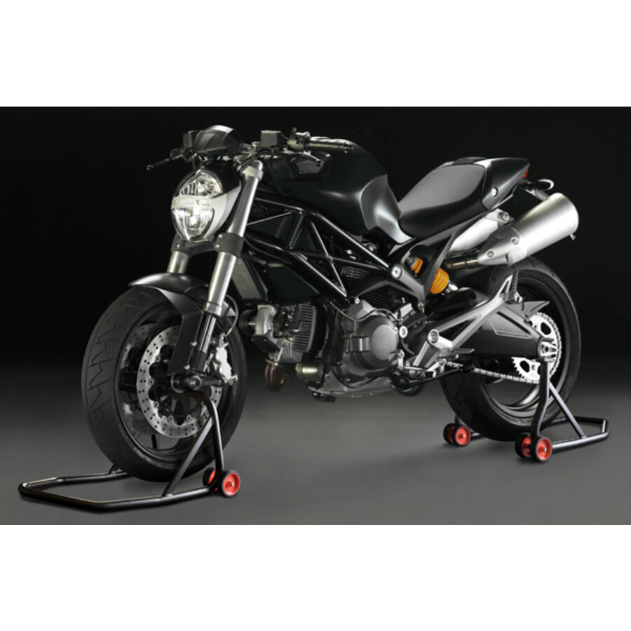 Puig Cavalletto Posteriore Per Moto - Forcellone Doppio Braccio, Acciaio Verniciato Nero - Foto 14