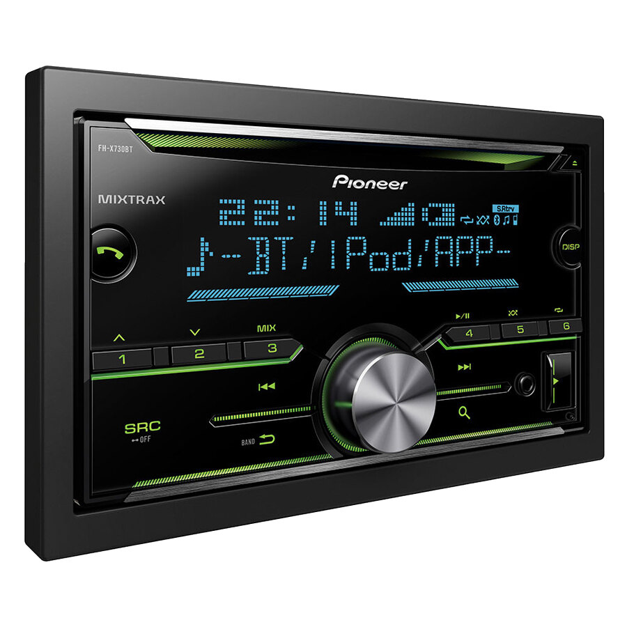 Car stereo DIN doppio Pioneer FHX730BT Car Stereo Speedup