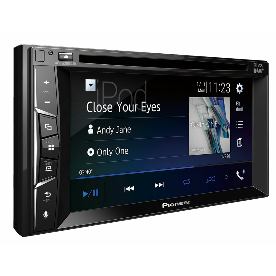 Car stereo DIN doppio Pioneer AVHA3100DAB Car Stereo Speedup