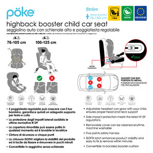 Seggiolino con Isofix Strom Isofix - POKE