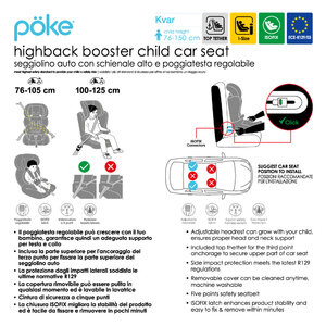 Seggiolino con Isofix Kvar Isofix - POKE