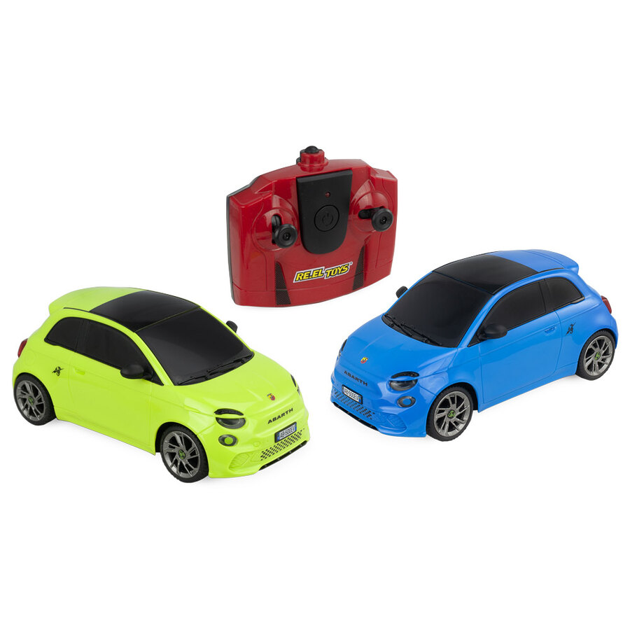 Modellino radio comandato Fiat 500E Abarth - REEL TOYS