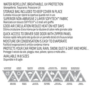 Copriauto interno-esterno Luxury felpato