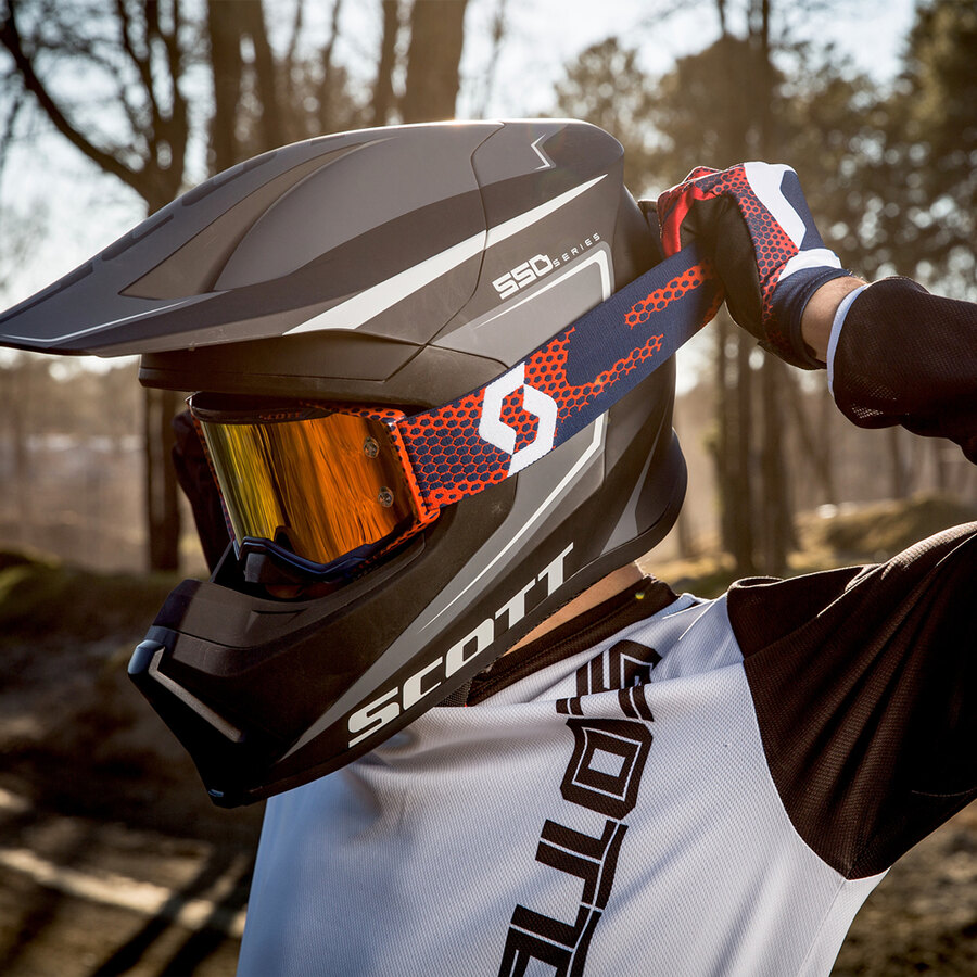 Maschera cross-snow Primal 2021 - SCOTT SCOTT Bianco/nero - Speedup
