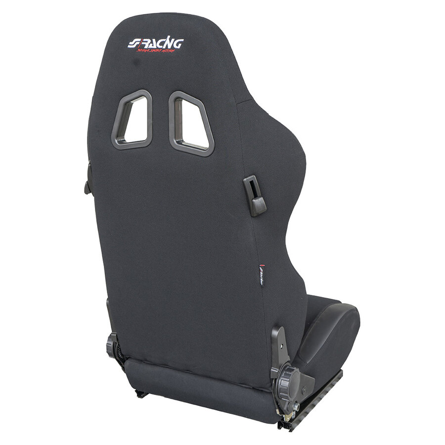 Sedile Sportivo 'Classic' Nero - Schienale Fisso Con Slitte Integrate Per Auto D'Epoca E Hot Rod - Foto 7