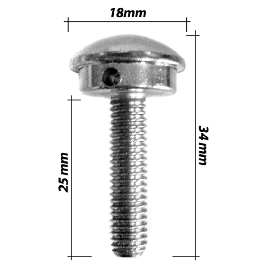 Viti Autofilettanti Per Targa Kit Antifurto Targa: 12 Viti Di - Foto 11
