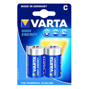 Batteria alcalina High Energy C - VARTA