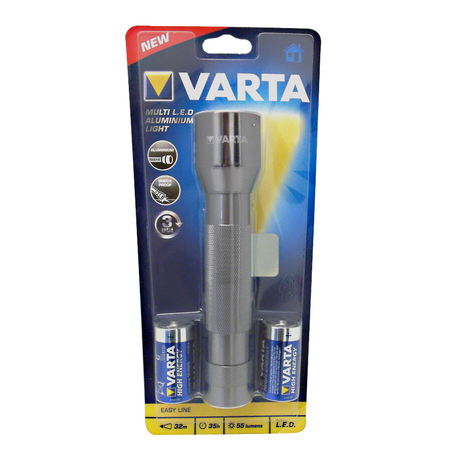 Torcia LED VARTA F30 Pro - Con 3 Pile AAA, Corpo In Alluminio, 3 Modalità, Antiurto - Foto 11