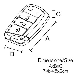 Cover chiave VW 4 - VENZO