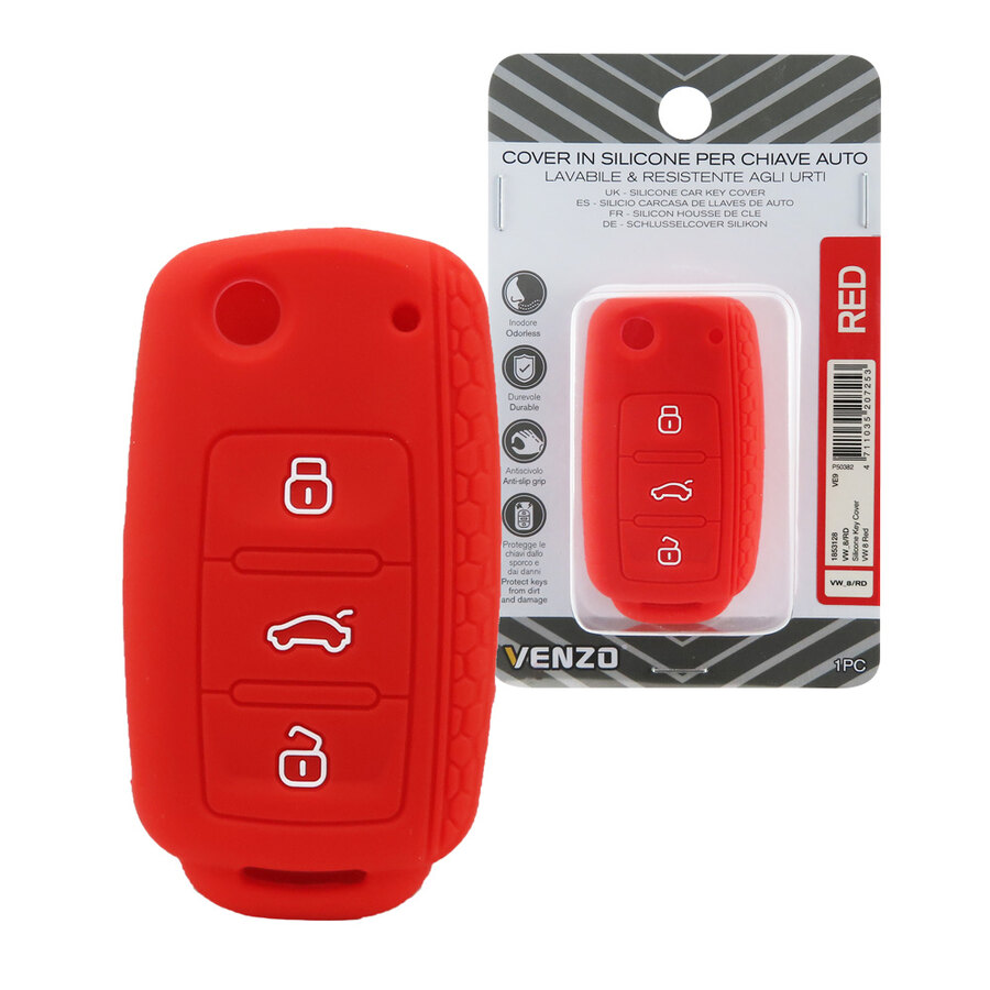 Cover chiave - VENZO Volkswagen Beetle, Caddy, Eos, Golf, Jetta, Passat, Polo, Sharan, T5, Tiguan
