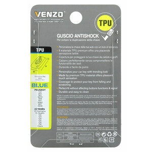 Cover chiave Peugeot, Citroen D02H2 - VENZO Citroen C2, C3, C4, C5, C6, C8, Xsara, Peugeot 107, 207, 307