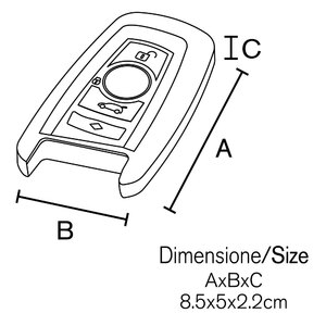 Cover chiave BMW A03H4A - VENZO Bmw Serie 5, X6