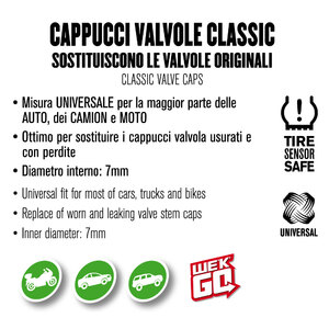 Cappucci valvola OEM Style - WEKGO