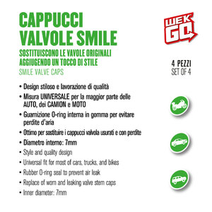 Cappucci valvola Smiling Style - WEKGO