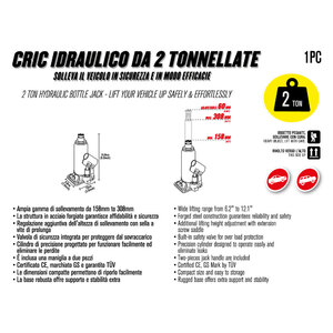 Cric idraulico - WEKGO