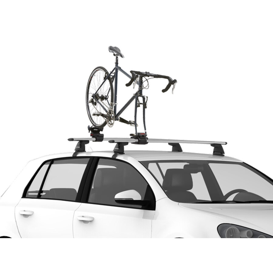 Portabici Per Tetto Auto BOROCO - Supporto Forcella, Sgancio Rapido, Nero, Universale - Foto 12