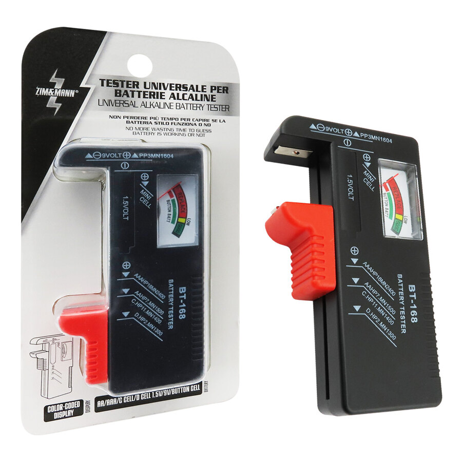 Tester batteria alcalina - ZIM&MANN