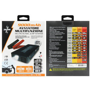 Avviatore con batteria al litio Multifunzione - ZIM&MANN
