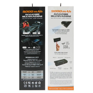 Avviatore con batteria al litio Multifunzione - ZIM&MANN