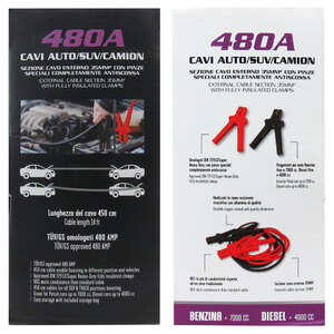 Cavi batteria Professional 480A - ZIM&MANN