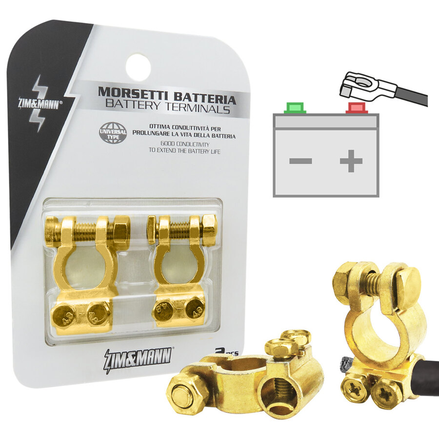 Morsetti batteria Classic - ZIM&MANN