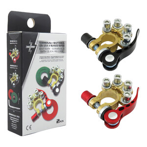 ZIM&MANN - Morsetti batteria Con leva a sgancio rapido - ZIM&MANN - Morsetti batteria