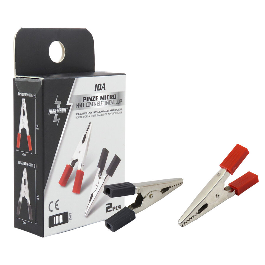 Pinze batteria Micro 10A - ZIM&MANN
