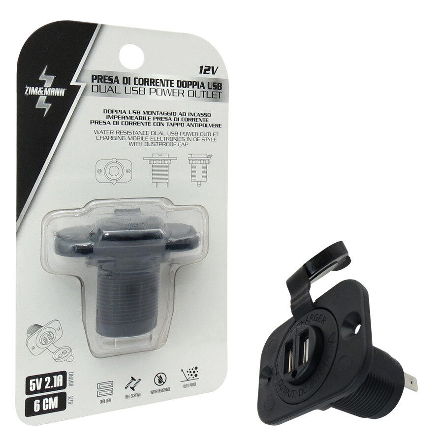 Presa di corrente Doppio USB - ZIM&MANN