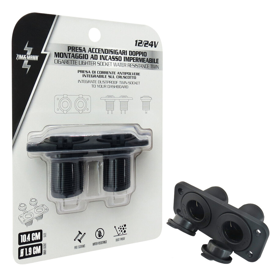 Presa di corrente Doppia da incasso - ZIM&MANN