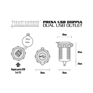 Presa di corrente USB doppio - ZIM&MANN