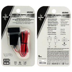 FANTON 81040 adattatore per presa di corrente Tipo F Tipo L (IT) Bianco