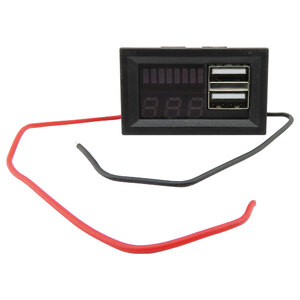 Voltmetro Con Led + USB - ZIM&MANN