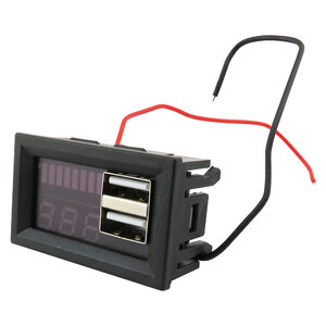 Voltmetro Con Led + USB - ZIM&MANN
