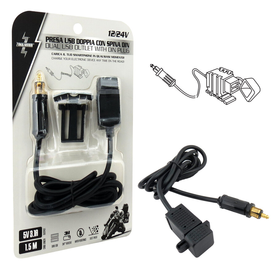 Presa di corrente Presa USB doppia - ZIM&MANN