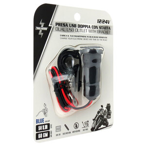 Presa di corrente Presa USB doppia con staffa - ZIM&MANN