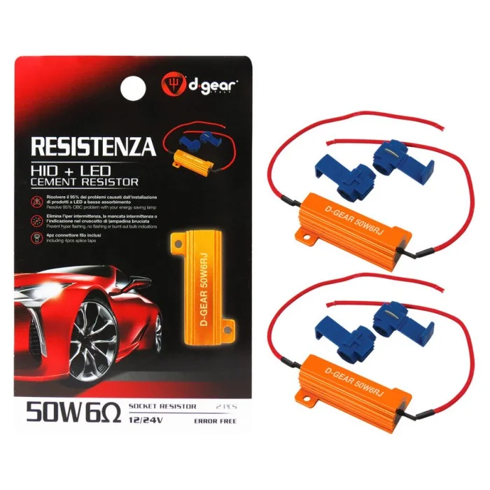 Resistenza lampadine Universale HID + LED D-GEAR