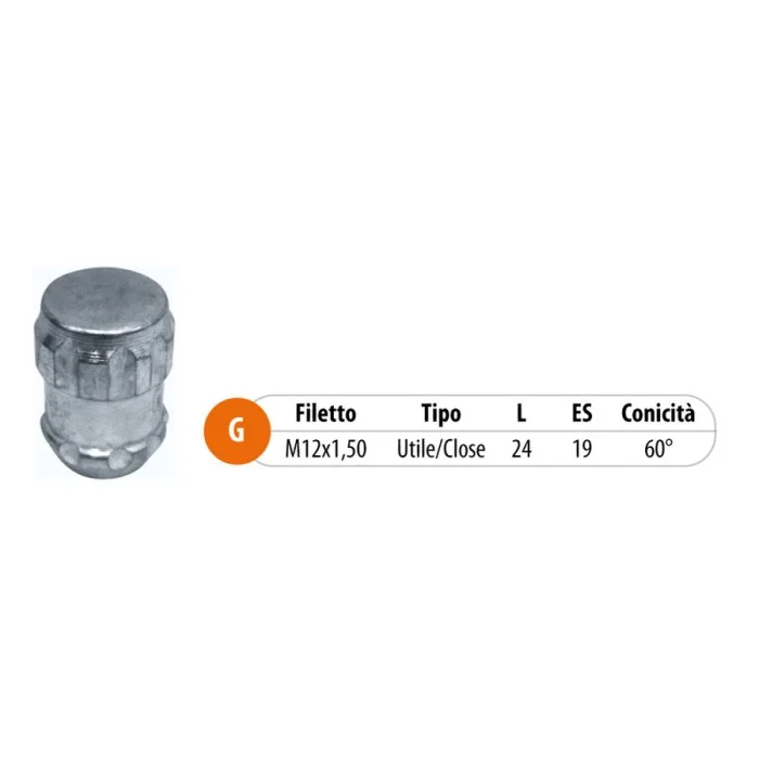 Dadi antifurto TECNOSTEEL