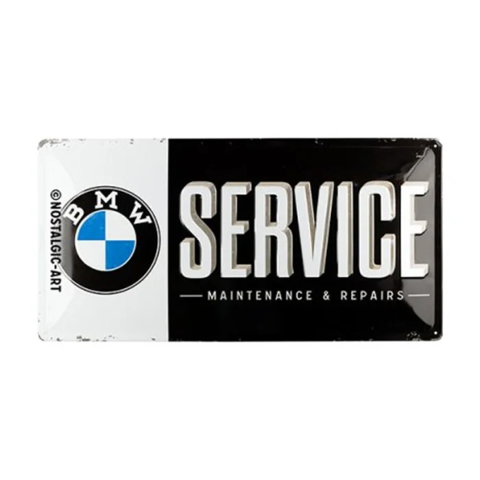 Cartello in latta BMW Service NOSTALGIC ART