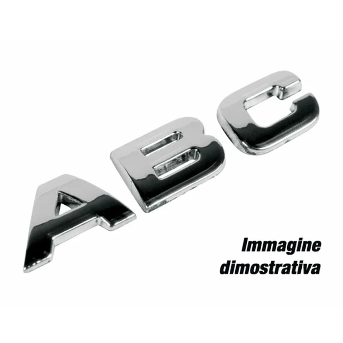 Adesivi lettere e numeri Type3 LAMPA