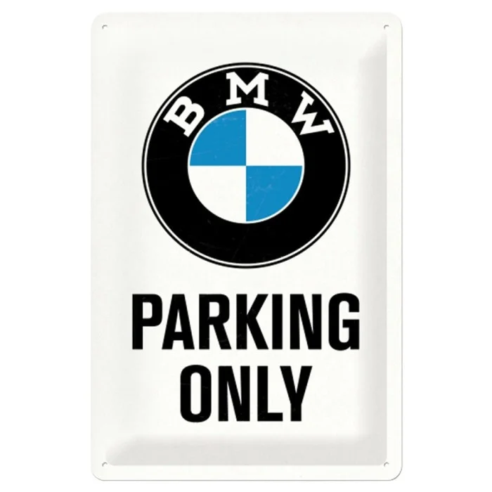 Cartello in latta BMW Parking NOSTALGIC ART