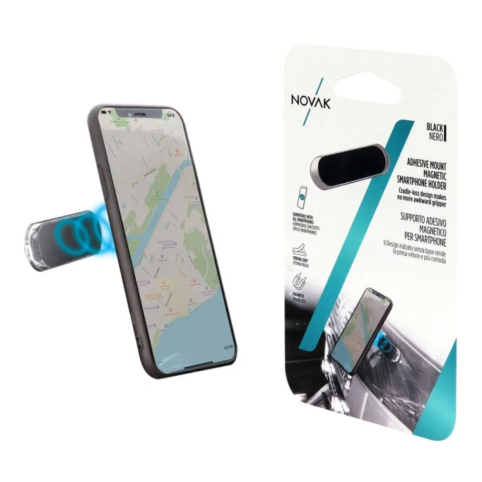 Supporto magnetico da cruscotto Adesivo NOVAK