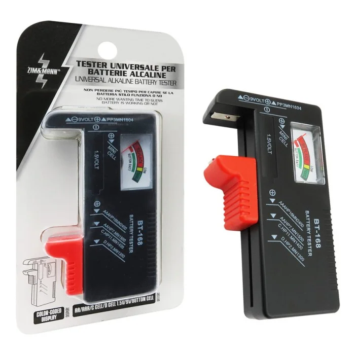 Tester batteria alcalina ZIM&MANN