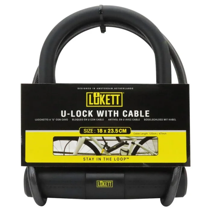 Lucchetto U-Lock With Cable LUKETT